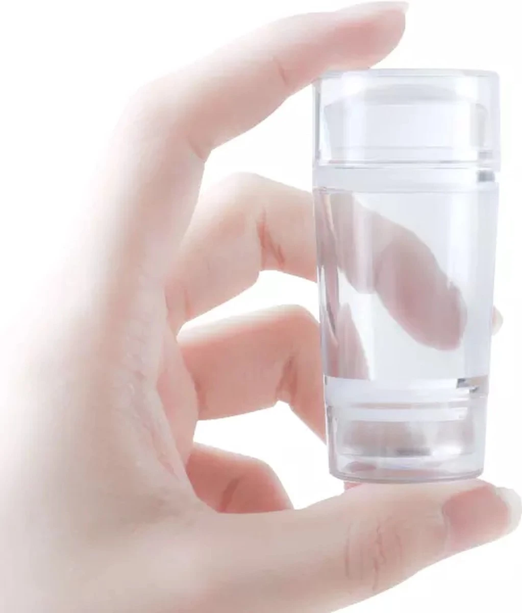 Merkloos Jinius ® - Nagelstempel Doorzichtig - Dubbele Siliconen Gel Stamper - French Manicure Tip Stempel - Nagelstempel Met Schraper - Nail Art Jelly Stamp - Nagel Stempel Kussen 4 Merkloos Jinius ® - Nagelstempel Doorzichtig - Dubbele Siliconen Gel Stamper - French Manicure Tip Stempel - Nagelstempel Met Schraper - Nail Art Jelly Stamp - Nagel Stempel Kussen - Afbeelding 4