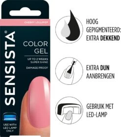 Sensista Color Gel Cheeky Lollipop - Roze