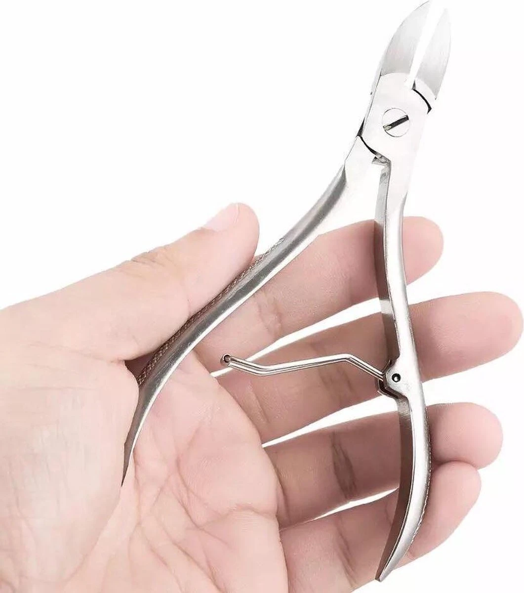 Nagelknipper: Nageltang Hefboom (gebogen) 1 Nagelknipper: Nageltang Hefboom (gebogen)