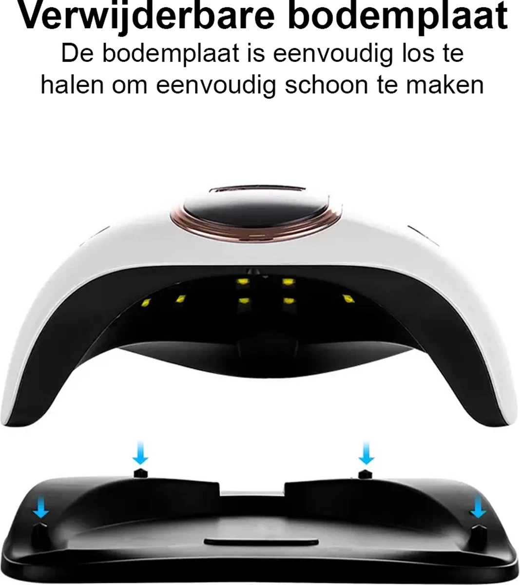 Kibani Nagellamp - Nagellamp Voor Gellak - Gellak Starterspakket - Gellak Lamp - Nagellamp Voor Gel Nagellak - Nagellak - Nageldroger 8 Kibani Nagellamp - Nagellamp Voor Gellak - Gellak Starterspakket - Gellak Lamp - Nagellamp Voor Gel Nagellak - Nagellak - Nageldroger - Afbeelding 8