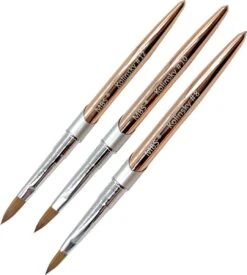 KOLINSKY ACRYL PENSEEL #8 - Kolinsky Penseel - Acryl Penseel - Acryl Nagels - Gold -Nagelverzorging Winkel 1078x1200 3