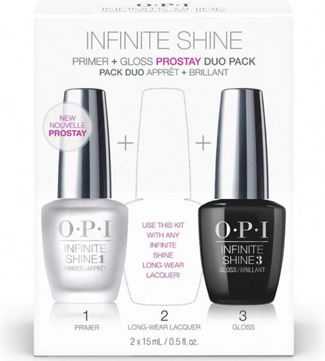 OPI - Infinite Shine Pro Stay & Primer + Gloss Duo Verpakking 3 OPI - Infinite Shine Pro Stay & Primer + Gloss Duo Verpakking - Afbeelding 3