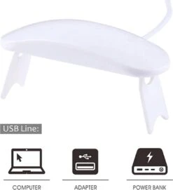 WiseGoods - Premium Nagel LED Lamp Gelnagels - Nagellak Droger - Gellak - 6W - Wit -Nagelverzorging Winkel 1093x1200 1