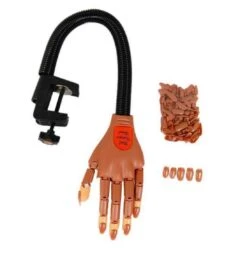 Merkloos Nailtrainer - Nail Practice Hand - Oefenhand Nagelstyliste (incl. 100 Oefen Nagels!) -Nagelverzorging Winkel 1095x1200