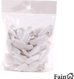 Oefen Nagels - 100 Stuks – Wit – Nailtrainer Tips - Nailtrainer Nagel Oefenhand - Oefenhand Voor Nagels – Nagel Oefenhand – Nailtrainer Refill – Nagel Bedjes Oefenhand -Nagelverzorging Winkel 1117x1200 8