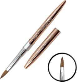 KOLINSKY ACRYL PENSEEL #10 - Kolinsky Penseel - Acryl Penseel - Acryl Nagels - Gold