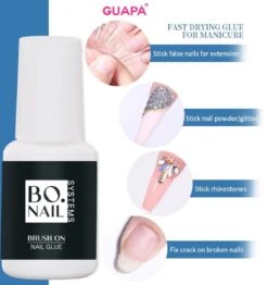 GUAPÀ® Nagellijm Voor Nagel Tips | Plaknagels | Nepnagels & Nail Art | Nagel Decoratie Lijm | Nail Glue 5ml -Nagelverzorging Winkel 1131x1200 4