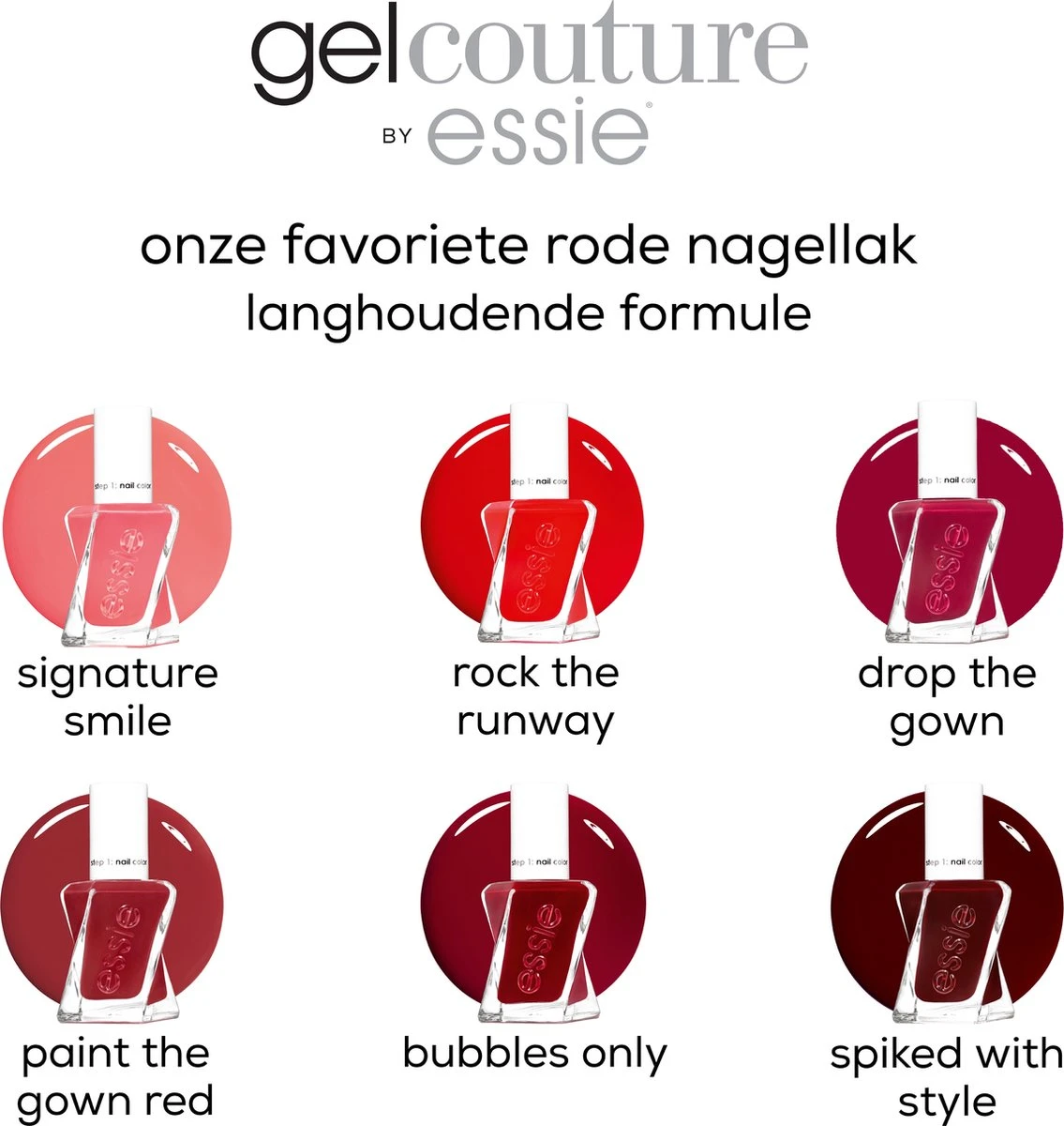 Essie Gel Couture - 270 Rock The Runway - Rood - Glanzende Nagellak Met Gel Effect - 13,5 Ml 8 Essie Gel Couture - 270 Rock The Runway - Rood - Glanzende Nagellak Met Gel Effect - 13,5 Ml - Afbeelding 8