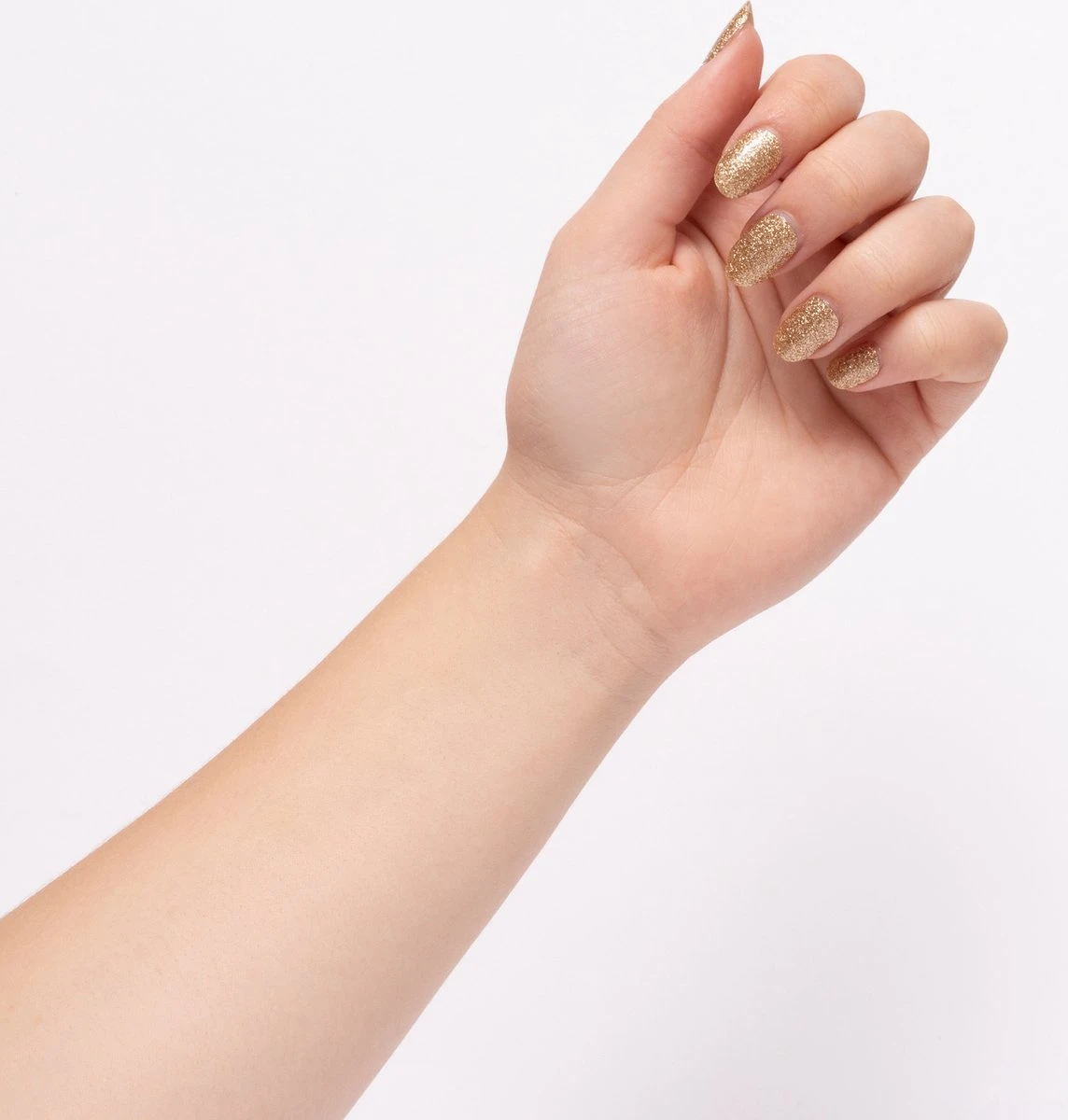 Herome Nail Wraps Golden Glitter - Nagelstickers - Nail Art - Zonder Droogtijd - 2x10 Stickers 3 Herome Nail Wraps Golden Glitter - Nagelstickers - Nail Art - Zonder Droogtijd - 2x10 Stickers - Afbeelding 3