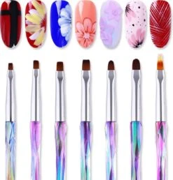 Elysee Beauty 7 Penselen Set Voor Nagel Gel En Polygel - Nagel Kwasten - Nail Brush -Nagelverzorging Winkel 1147x1200 3
