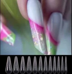 Royala Mold11 Dual System Forms - Mold - 120 Stuks - 12 Maten In Handige Tipbox - Polygel Tips - Voor Polygel En Acrylgel - Mix System Forms - Tips Voor Polygel - Royala Dual Mold Tips Line -Nagelverzorging Winkel 1165x1200 1