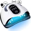 DANIQQI - 280W UV LED Lamp Nagels - 66 LEDS - UV - Led - Nagellamp - Extra Lang Snoer 150 Cm - Wit- Moederdag - Ovalen Display