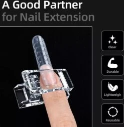 Polygel Klem - Polygel - Nagel Klem - Nagel Clip - 4 STUKS- Inclusief Bewaarzakje - Polygel Clip - Polygel Klemmen Nagel - Nail Clips - Transparant -Nagelverzorging Winkel 1173x1200 2