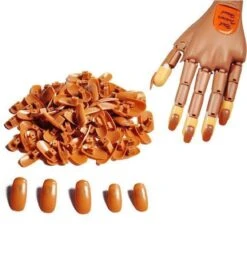 Merkloos Nailtrainer - Nail Practice Hand - Oefenhand Nagelstyliste (incl. 100 Oefen Nagels!) -Nagelverzorging Winkel 1173x1200 4