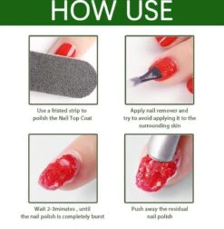 Magic Soak Off Nailpolish Remover - Magische Gellak Remover - 2 X 15 Ml!!! - Inclusief Nagelvijl, Bokkepootje En Olie - Nagellak Verwijderaar - Gellak Remover - -Nagelverzorging Winkel 1175x1200