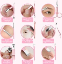 ⭐ATV PERFECTUM Luxe 18-delige - Manicure Set - Met Lederen Opbergetui - Manicureset - Nagelschaartje - Manicuresetje -Nagelverzorging Winkel 1178x1200 4