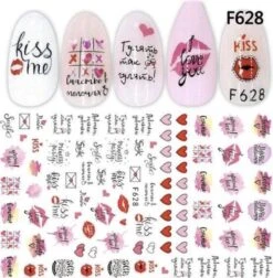 GUAPÀ - Nail Art 3D Nagel Stickers Set Met Een Top Coat Voor Goede Hechting - Nagel Decoratie & Versiering Folie - 6 Sticker Vellen Met Top Coat -Nagelverzorging Winkel 1178x1200 6