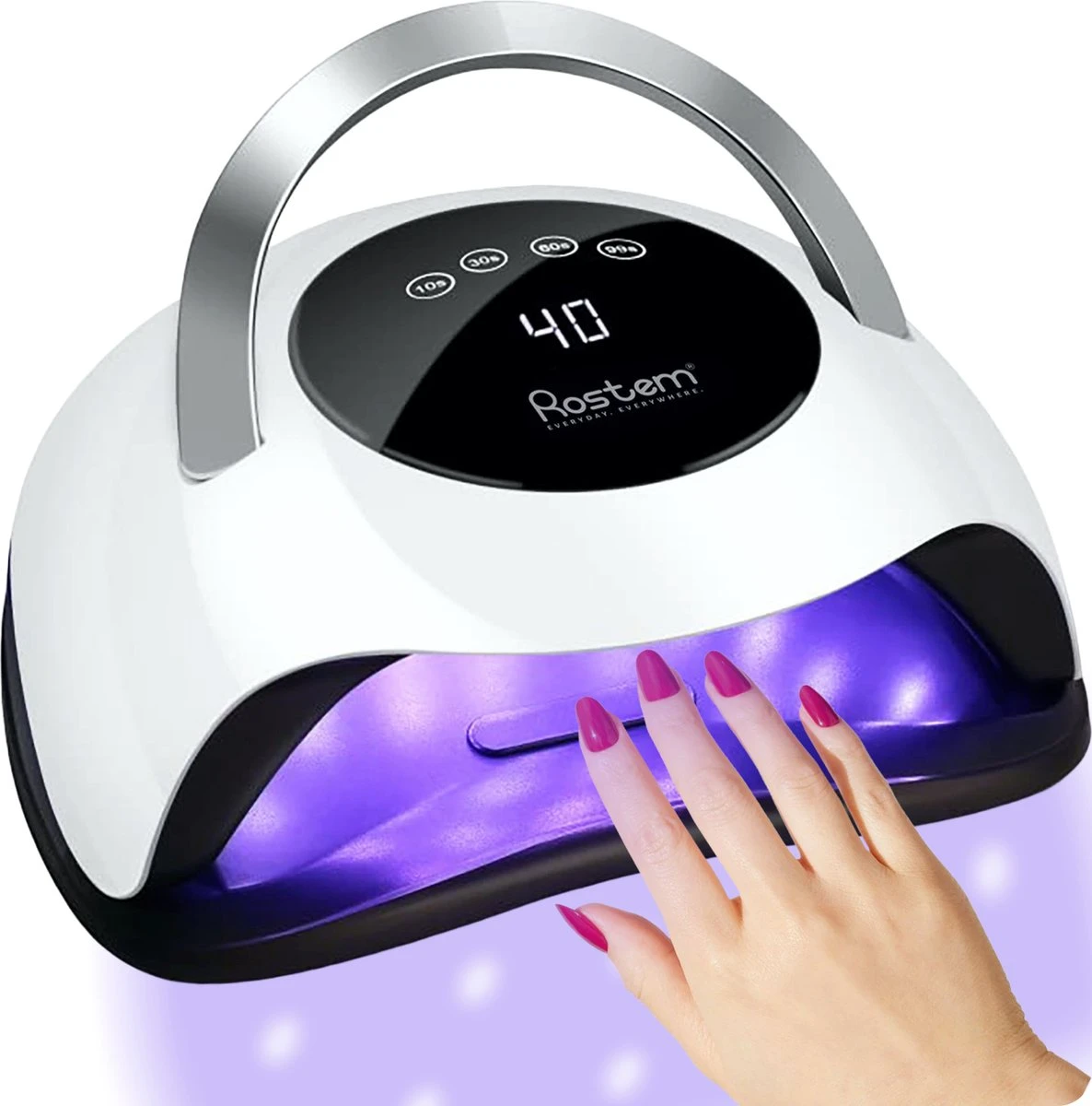 Rostem 120W LED Nageldroger Lamp - UV Lamp - Geschikt Voor Elke Nagel Gellak - 120W 1 Rostem 120W LED Nageldroger Lamp - UV Lamp - Geschikt Voor Elke Nagel Gellak - 120W