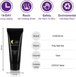 Polygel Kit- Polygel Nagels- Polygel Starter Set- 1x36W LED Nagel Droger Lamp 6x15ML Poly Gel 1 X Top Coat 1 X Base Coat 6x5ML UV Gel 1 X Dual End Nail Borstel 1x50Pcs Clear Quick Building Mold Tips 1x30ML Cleanser Plus 1 X Nagelvijl 1x6-Man 7 Polygel Kit- Polygel Nagels- Polygel Starter Set- 1x36W LED Nagel Droger Lamp 6x15ML Poly Gel 1 X Top Coat 1 X Base Coat 6x5ML UV Gel 1 X Dual End Nail Borstel 1x50Pcs Clear Quick Building Mold Tips 1x30ML Cleanser Plus 1 X Nagelvijl 1x6-Man -Nagelverzorging Winkel 1187x1200 2