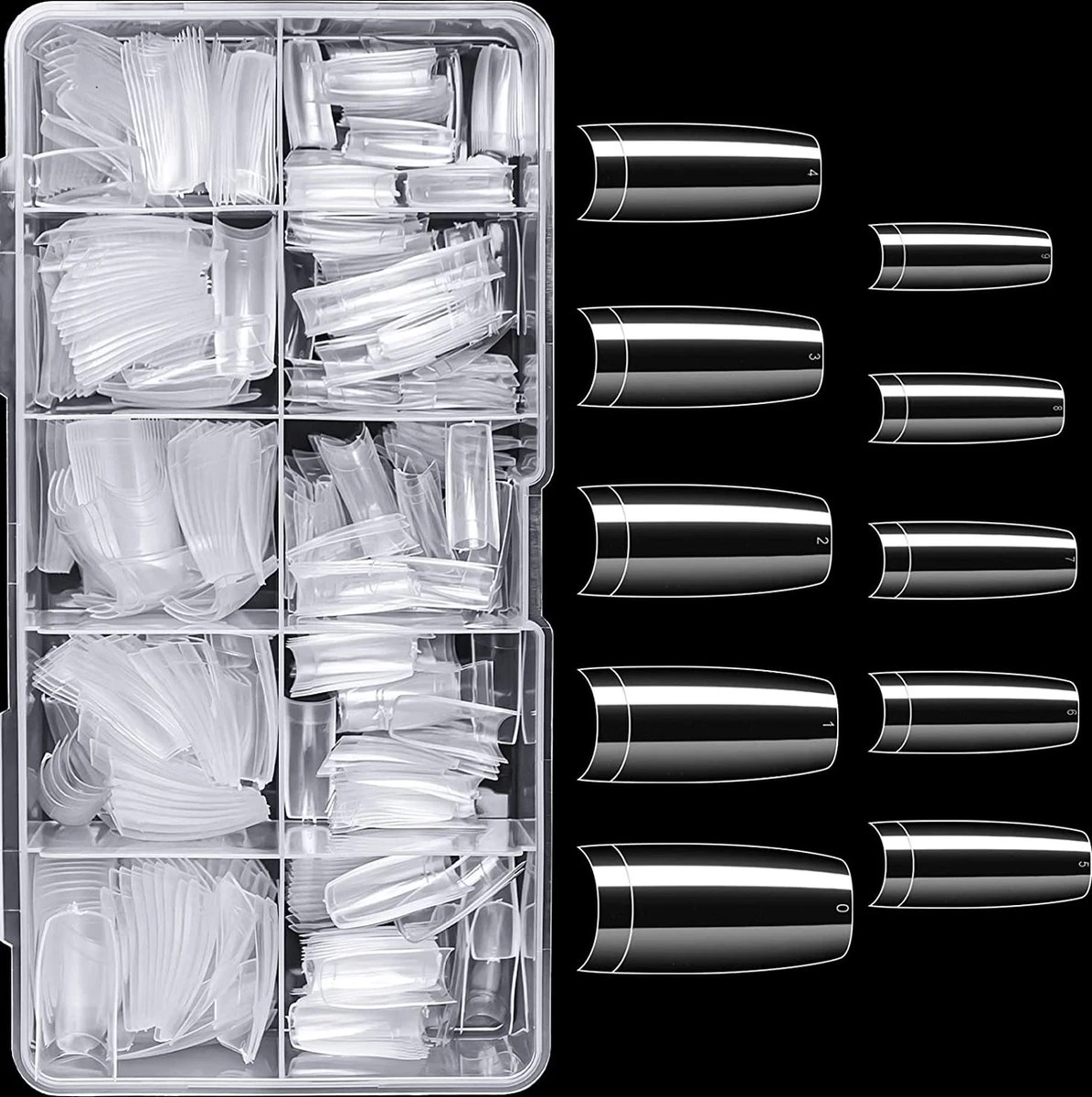 IGOODS - Nageltips - Transparant - 100 Stuks 1 IGOODS - Nageltips - Transparant - 100 Stuks