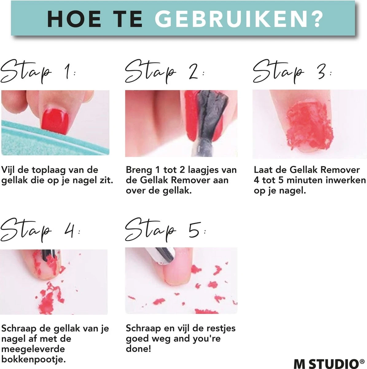 Rosalind Gellak Remover - 15ml - Met Nagelvijl En Bokkenpootje 2 Rosalind Gellak Remover - 15ml - Met Nagelvijl En Bokkenpootje - Afbeelding 2