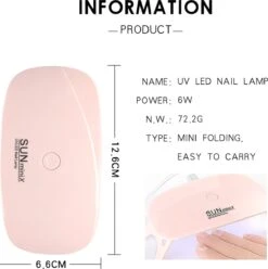 Elvi Polygel Starterskit -Complete Set Inc. USB UV/Led Mini Lamp-6x15g Polygel Kleuren Blauw - Nagelverlenging Polyacryl UV Nagellak-Quick Extension Temperature Color Changing Gel Blue Green -Nagelverzorging Winkel 1196x1200 3