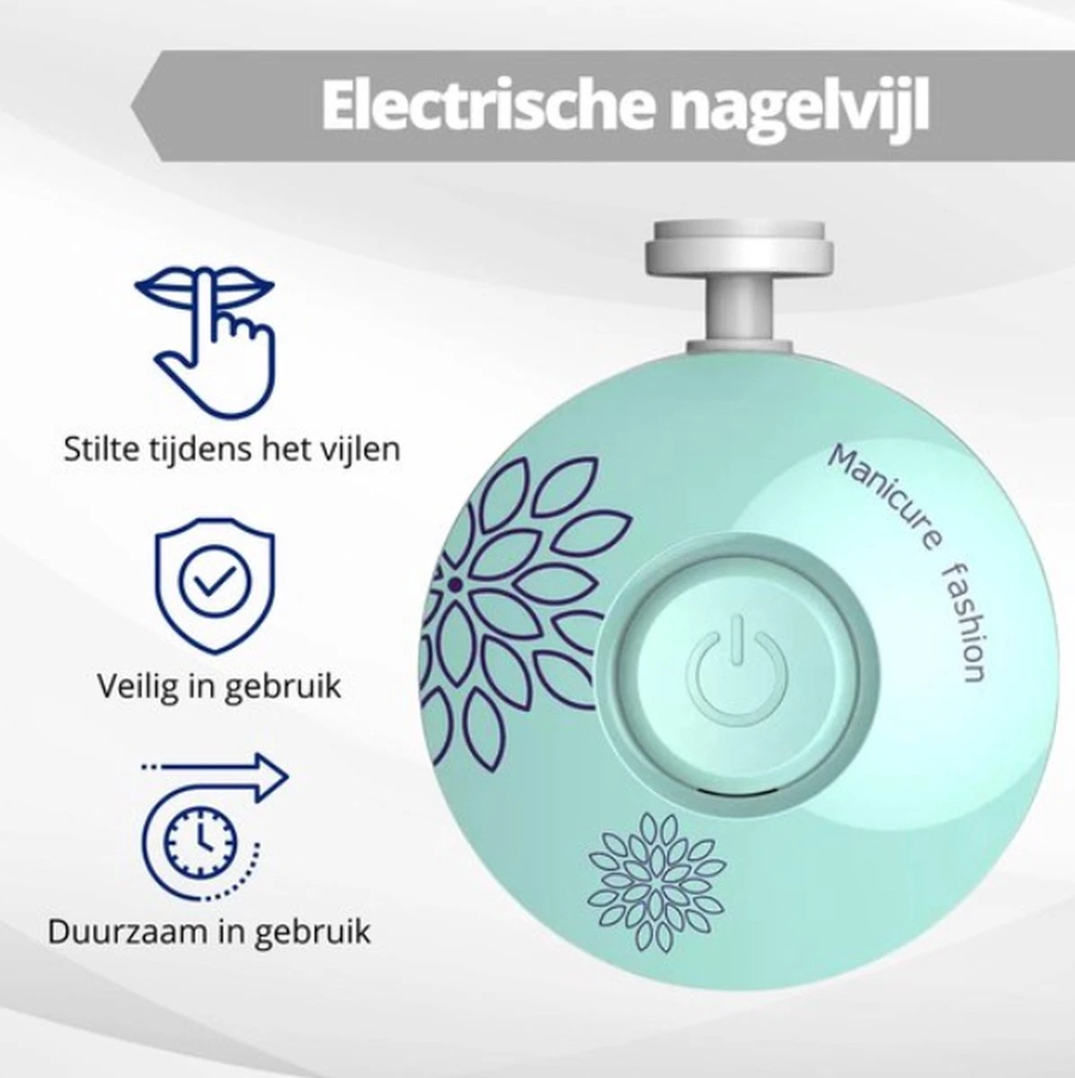 Baby Nagelknipper Groen - Baby Manicureset - Baby Verzorgingsset - Baby Nagelvijl - Baby Nagelschaartje - Baby Nagelset - Elektrisch 5 Baby Nagelknipper Groen - Baby Manicureset - Baby Verzorgingsset - Baby Nagelvijl - Baby Nagelschaartje - Baby Nagelset - Elektrisch - Afbeelding 5