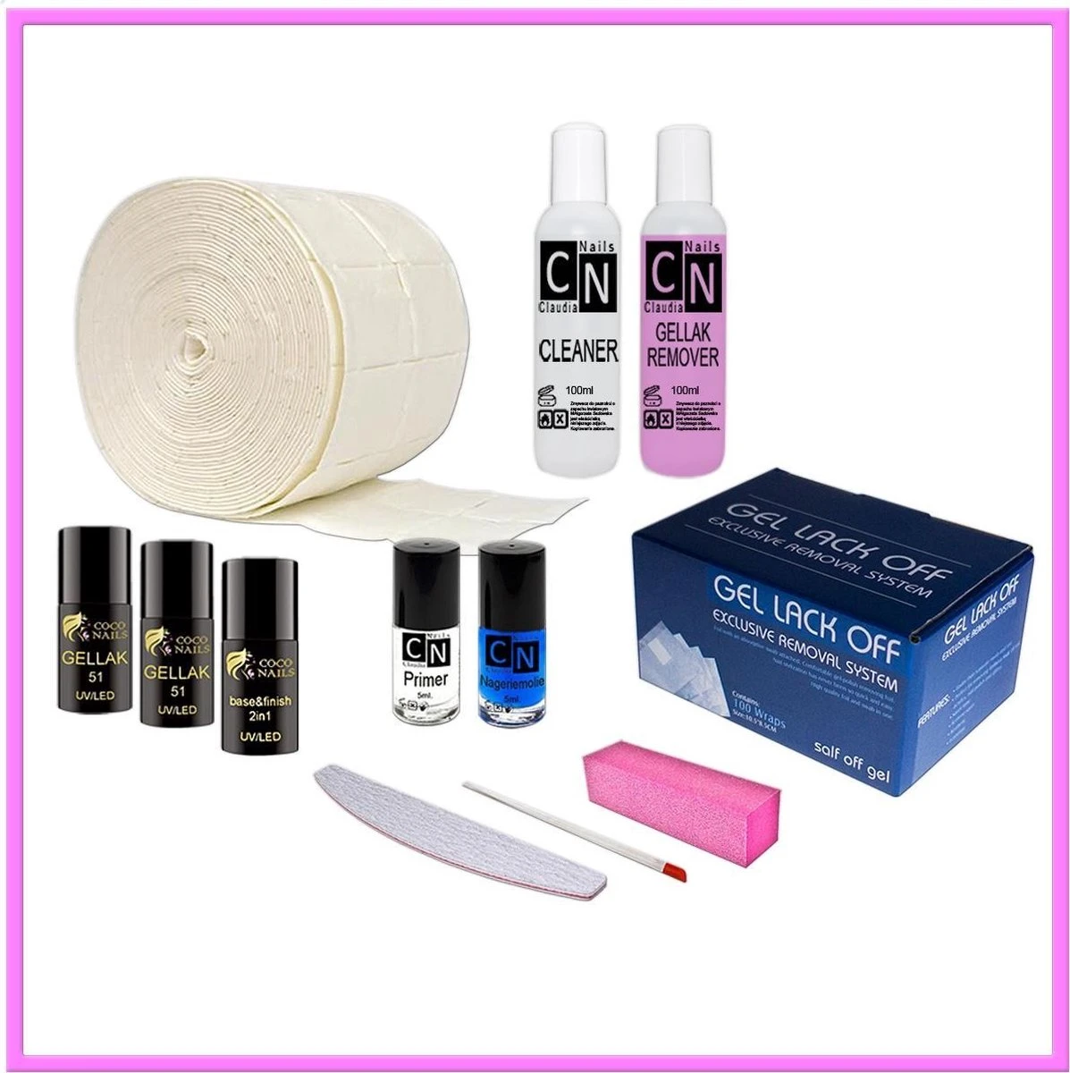ClaudiaNails Gellak Starterspakket - Zonder Lamp 1 ClaudiaNails Gellak Starterspakket - Zonder Lamp