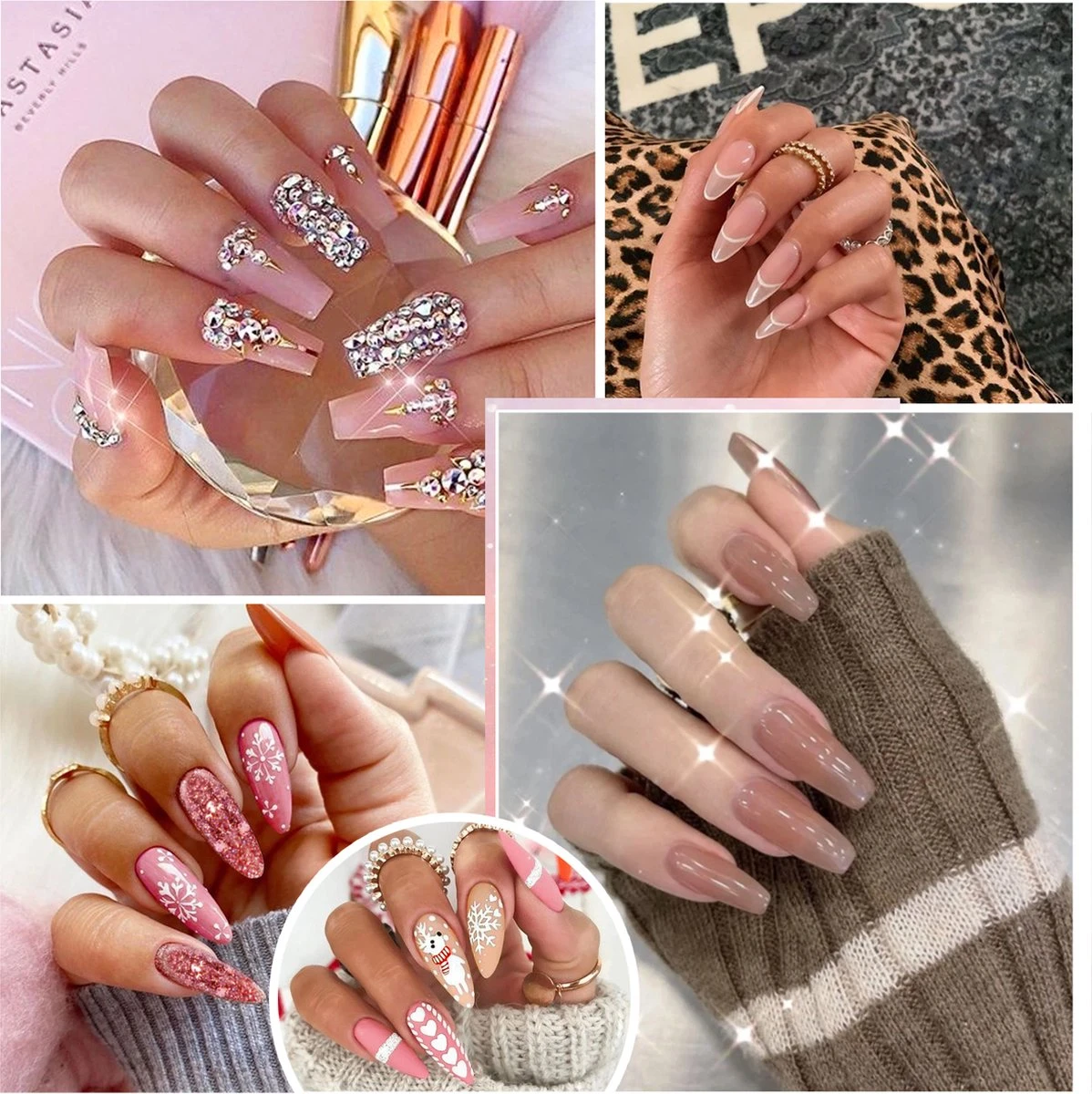 Merkloos Nepnagels - Polygel Set - Nagelverlengingsset - 8 Kleuren - Nagels Set - Temperatuurwisselgel - Lichtgevende Gel - Voor Beginners - Voor DIY Salon Art Nagels - Type A 8 Merkloos Nepnagels - Polygel Set - Nagelverlengingsset - 8 Kleuren - Nagels Set - Temperatuurwisselgel - Lichtgevende Gel - Voor Beginners - Voor DIY Salon Art Nagels - Type A - Afbeelding 8