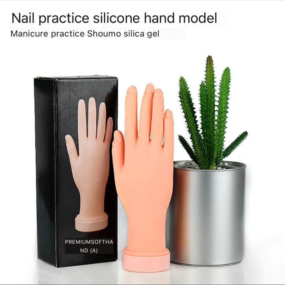 Merkloos Professionele Nagel Oefenhand | Nagellak Oefenhand | Nagelpratijk - Flexibele Hand | Oefenhand Voor Nagels 6 Merkloos Professionele Nagel Oefenhand | Nagellak Oefenhand | Nagelpratijk - Flexibele Hand | Oefenhand Voor Nagels - Afbeelding 6
