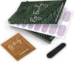 By Emily - Nagel Wrap - | Galaxy Dream | 16 Stickers | Nail Wrap | Nail Art | Trendy | Design | Nagellakvrij | Eenvoudig | Nagel Wrap | Nagel Stickers | Folie | Zelfklevend | Sjablonen -Nagelverzorging Winkel 1200x1020