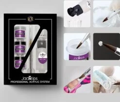 Acrylnagels Set | Nail Art | Liquid MMA Free | Wit, Roze & Transparant -Nagelverzorging Winkel 1200x1027 3