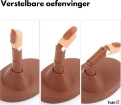Oefenhand Voor Nagels – Nail Trainer Vinger – All-in-1 Set – Incl. 80 Kunstnagels – Nail Art – Nagel Set – Nail Trainer Hand -Nagelverzorging Winkel 1200x1038 1