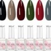 De Sera Gellak 6-delige Set - Gel Nagellak - Dark Edition - Gellac - 10ML - Donkere Kleuren