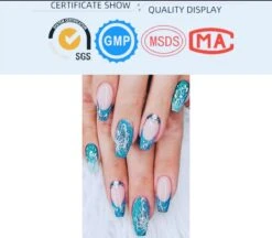 Elvi Polygel Starterskit -Complete Set Inc. USB UV/Led Mini Lamp-6x15g Polygel Kleuren Blauw - Nagelverlenging Polyacryl UV Nagellak-Quick Extension Temperature Color Changing Gel Blue Green -Nagelverzorging Winkel 1200x1050 2