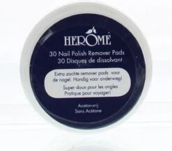 Herome Nagellakremover Pads - Nagellakverwijderaar Pads - Acetonvrij, Mild Reinigend En Droogt Niet Uit - Handig Voor Onderweg Travelsize- 30 Pads -Nagelverzorging Winkel 1200x1052