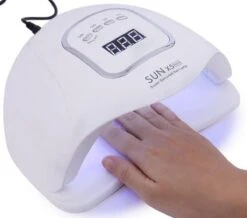 Merkloos 80 Watt UV LED Lamp Nagels - SUN X5 MAX - 45LED - Nagel - UV- LED Lamp - Wit - Nagellamp - Nail Dryer - Nagels - Salon - Lamp - -Nagelverzorging Winkel 1200x1059 1