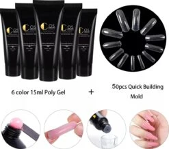 Royala - Professionele Poly Gel Starter Kit POG3. – 6 Kleuren Polygel + 6 Kleuren UV Gel - 12 Kleuren Polygel Pakket - Incl. 36 W UV Nageldroger - Poly Acryl Nagels - Nail Art - Gel Lak 27 Royala - Professionele Poly Gel Starter Kit POG3. – 6 Kleuren Polygel + 6 Kleuren UV Gel - 12 Kleuren Polygel Pakket - Incl. 36 W UV Nageldroger - Poly Acryl Nagels - Nail Art - Gel Lak -Nagelverzorging Winkel 1200x1060 2
