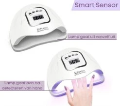 Merkloos Daniqqi - 80 Watt UV LED Lamp Nagels - 45 Leds Nagellamp - Wit -Nagelverzorging Winkel 1200x1062