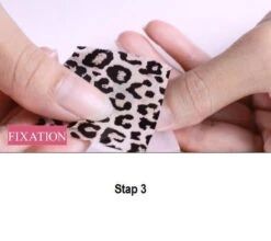 Merkloos EPIN | Panter Print Nagel Stickers | Nagel Folie | 4 Verschillende Panter Print Vellen | Exclusief Lijm | 4 Vel | 20x4 CM -Nagelverzorging Winkel 1200x1069