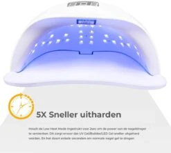 Adge - 54W LED Nageldroger Voor Gelnagels - Geschikt Voor ALLE Nagel Gellak - 36 LEDs - Met Timer -Nagelverzorging Winkel 1200x1078 1