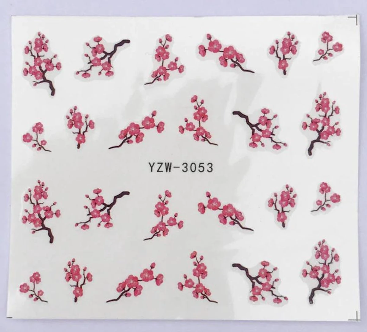 Hiden | Kersen Bloesem Met Takken - Nail Art - Decoraties - Water Transfer Nagelstickers - Beauty & Make-up | 24 Stickers 2 Hiden | Kersen Bloesem Met Takken - Nail Art - Decoraties - Water Transfer Nagelstickers - Beauty & Make-up | 24 Stickers - Afbeelding 2