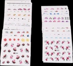 Pakket Van 50 Vellen Met Water Transfer Stickers / Decals - Sparkolia Nagel Styling - Nail Art Velletjes - Nagelstickers -Nagelverzorging Winkel 1200x1095 2