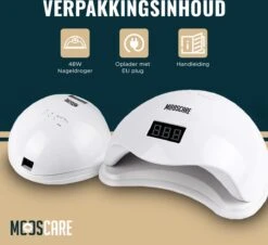 MOOSCARE 48 Watt LED Lamp Voor Gellak Nagels - UV Lamp Gelnagels - Nail Art Nagellamp - Gel Nagellak Nageldroger -Nagelverzorging Winkel 1200x1096