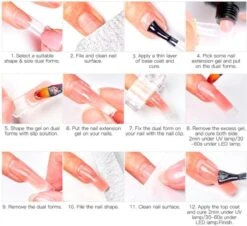 Gelnagels Set MEGA PACK + Nagel Vijl | Gellak Starterspakket | Polygel Kit | Nepnagels | Gellak Set | Nail Art Pakket | UV Gel | Manicure Set | Gel Nagellak Nagel Decoratie | UV Lamp | Starterspakket | Nail Care | Nagelstad -Nagelverzorging Winkel 1200x1097