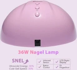 Merkloos Nagel UV Lamp Gelnagels - LED Lamp - Gellak - Nagellak Droger - Nagellak - 36W - Roze -Nagelverzorging Winkel 1200x1100