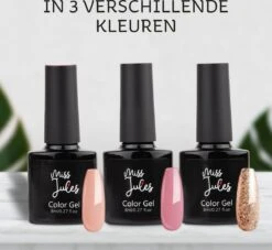 Miss Jules - Complete Gellak Starterspakket - Kleur Nude Roze Glitter - Glanzend & Dekkend Resultaat - Inclusief UV/LED Lamp & Instructievideo (NL) -Nagelverzorging Winkel 1200x1104 2