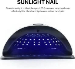 2022 Nageldroger - 280W/66 LEDs - Nagellamp - Nieuw Nageldroger - Wit/Zwart - Manicure/Pedicure Handen En Voeten - Gellak - Gelnagels - Acrylnagels - Top Coat - Matte Top Coat - Led Nagellamp - Uv Nagellamp - Nagels - Nagellak Droger - Tafellamp -Nagelverzorging Winkel 1200x1104
