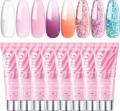 Polygel- Polygel Kit- Polygel Nagels- Polygel Starter Set - RH0594： Thin Nail File 1 Grey Nail File 1 48W White Nail Dryer Helmet Lamp 220V 1 Curved Tweezers 1 Glass Cup 1 Cuticle Fork 1 Cuticle Pusher 1 Nail Cutter 1 Dual End Nail Brush 1 8G Nail Gl -Nagelverzorging Winkel 1200x1114 2