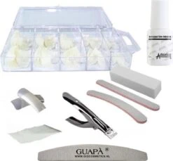 GUAPÀ - Uitgebreide Nagelverlenging Set Voor Acryl En Gel Nagels - Compleet Naturel Nepnagels Pakket